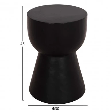 ΣΚΑΜΠΟ ΜΑΜΒΑ ΚΥΛΙΝΔΡΙΚΟ HM9901.12 ΜΑΣΙΦ ΞΥΛΟ SUAR ΣΕ ΜΑΥΡΟ Φ30x45Υεκ.