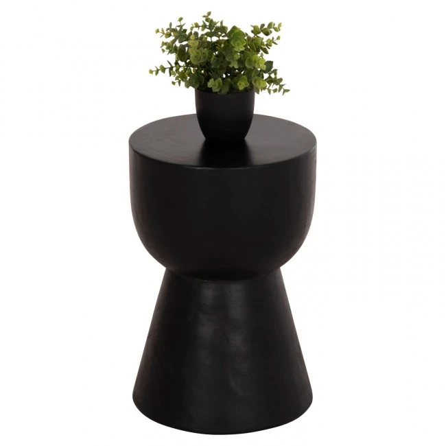 ΣΚΑΜΠΟ ΜΑΜΒΑ ΚΥΛΙΝΔΡΙΚΟ HM9901.12 ΜΑΣΙΦ ΞΥΛΟ SUAR ΣΕ ΜΑΥΡΟ Φ30x45Υεκ.