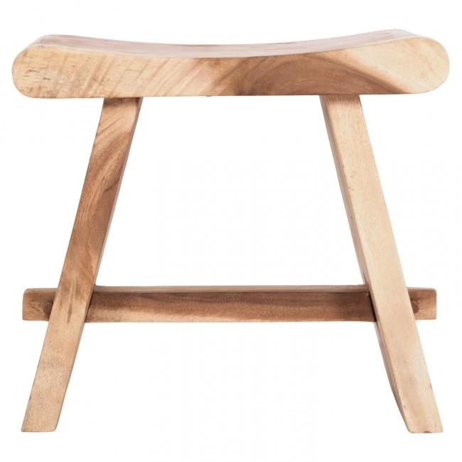 ΒΟΗΘΗΤΙΚΟ ΣΚΑΜΠΟ SADEL HM18294 ΞΥΛΟ SUAR--ΦΥΣΙΚΟ 50x30x45Υεκ.