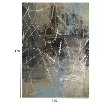 ΧΑΛΙ ΣΑΛΟΝΙΟΥ ΜΕ ΚΡΟΣΙΑ JOSIANE HM7677.22 ΠΟΛΥΧΡΩΜΟ 120X170 εκ.