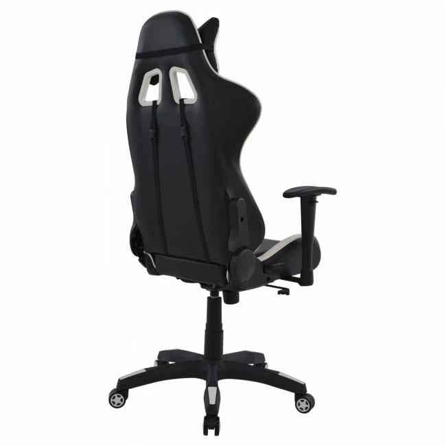 ΚΑΡΕΚΛΑ ΓΡΑΦΕΙΟΥ GAMING HM1062.04 SPEED ΜΑΥΡΟ ΛΕΥΚΟ PU 68,5x71,5x133,5 cm