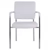 ΚΑΡΕΚΛΑ QUESTA ΜΕ ΜΠΡΑΤΣΑ HM1070.02 ΛΕΥΚΗ 56,5x59x85 cm