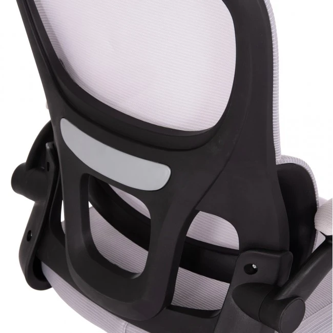 ΚΑΡΕΚΛΑ ΓΡΑΦΕΙΟΥ BASTON HM18236.02 ΓΚΡΙ MESH & ΜΑΥΡΟ PP ΣΚΕΛΕΤΟΣ 64x60x127Υεκ.