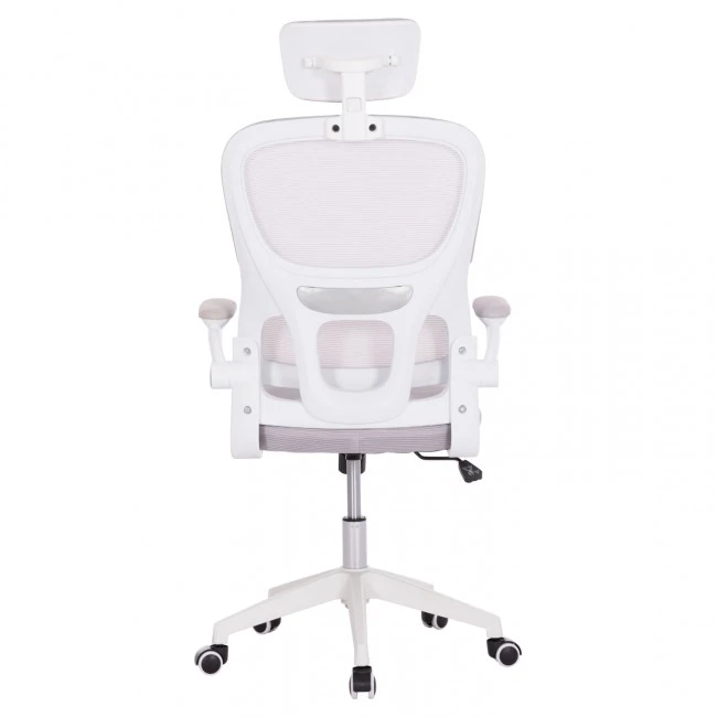 ΚΑΡΕΚΛΑ ΓΡΑΦΕΙΟΥ BASTON HM18236.03 ΓΚΡΙ MESH & ΛΕΥΚΟΣ PP ΣΚΕΛΕΤΟΣ 64x60x127Υεκ.