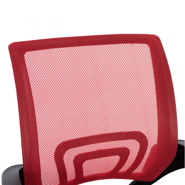 ΚΑΡΕΚΛΑ ΓΡΑΦΕΙΟΥ BRISTONE HM1058.37 ΠΟΔΙ ΧΡΩΜΙΟΥ-ΚΟΚΚΙΝΗ 59x53x80-90Υεκ.