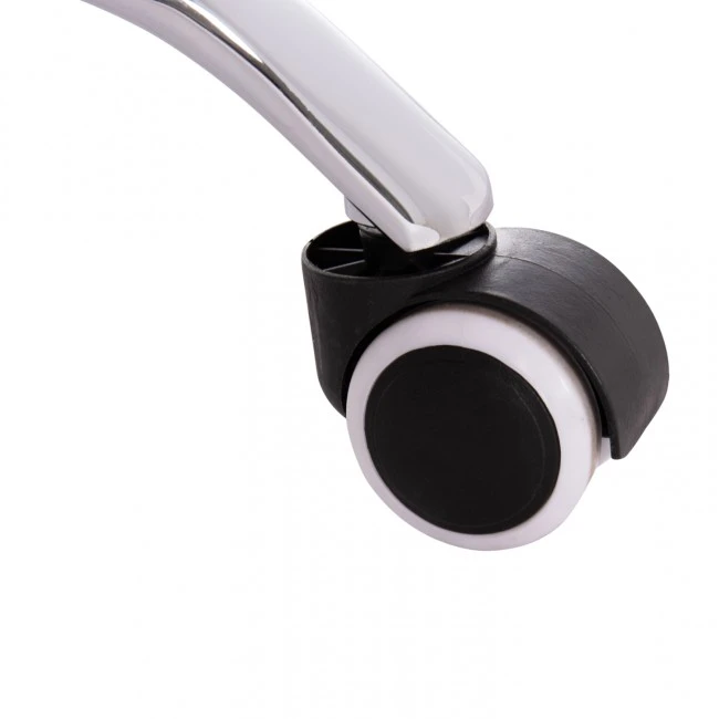 ΚΑΡΕΚΛΑ ΓΡΑΦΕΙΟΥ BRISTONE HM1058.37 ΠΟΔΙ ΧΡΩΜΙΟΥ-ΚΟΚΚΙΝΗ 59x53x80-90Υεκ.