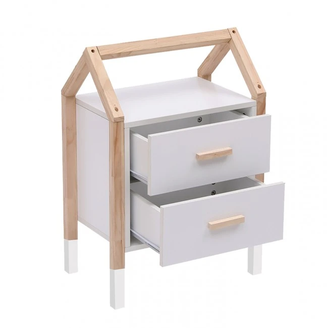 ΚΟΜΟΔΙΝΟ ΠΑΙΔΙΚΟ PEPE HM2489.03 ΛΕΥΚΗ ΜΕΛΑΜΙΝΗ-ΠΕΥΚΟ ΣΕ ΦΥΣΙΚΟ 46x30x67Υεκ.