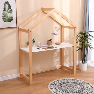 ΓΡΑΦΕΙΟ ΠΑΙΔΙΚΟ PEPE HM2498.03 ΞΥΛΟ ΠΕΥΚΟΥ ΣΕ ΦΥΣΙΚΟ-ΜΕΛΑΜΙΝΗ 120x44x152Υεκ