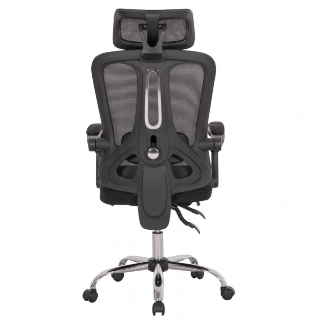 ΚΑΡΕΚΛΑ ΓΡΑΦΕΙΟΥ BARNET HM18258.01 ΜΑΥΡΟ MESH-ΜΑΥΡΟΣ ΣΚΕΛΕΤΟΣ NYLON 61x62x123Υ