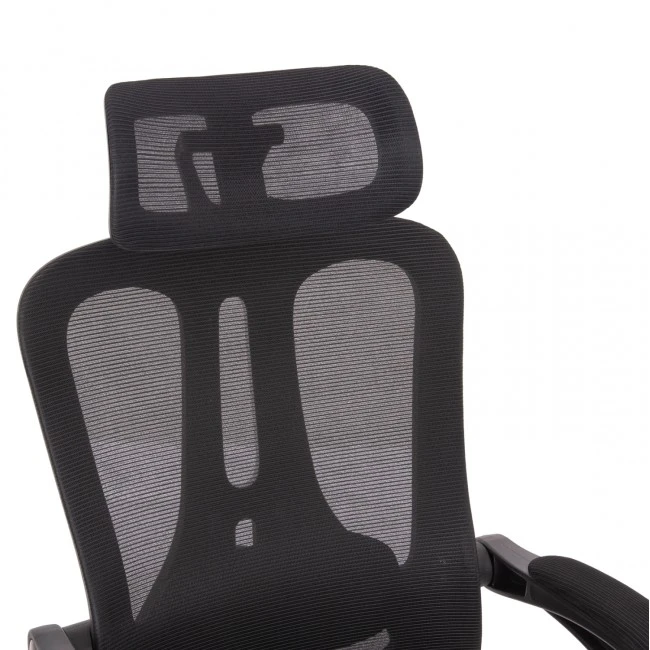 ΚΑΡΕΚΛΑ ΓΡΑΦΕΙΟΥ BARNET HM18258.01 ΜΑΥΡΟ MESH-ΜΑΥΡΟΣ ΣΚΕΛΕΤΟΣ NYLON 61x62x123Υ