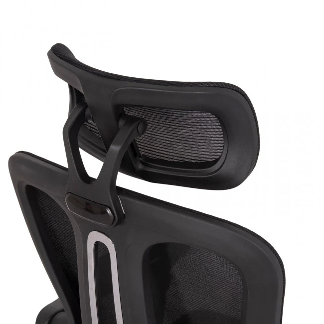 ΚΑΡΕΚΛΑ ΓΡΑΦΕΙΟΥ BARNET HM18258.01 ΜΑΥΡΟ MESH-ΜΑΥΡΟΣ ΣΚΕΛΕΤΟΣ NYLON 61x62x123Υ