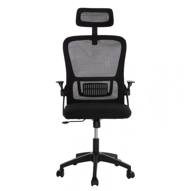 ΚΑΡΕΚΛΑ ΓΡΑΦΕΙΟΥ BLAZER HM1205.01 ΜΑΥΡΟ MESH-ΜΑΥΡΟΣ ΣΚΕΛΕΤΟΣ 60x58x110-130Υεκ.