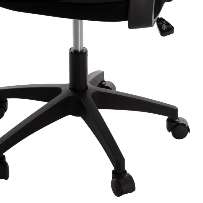 ΚΑΡΕΚΛΑ ΓΡΑΦΕΙΟΥ BLAZER HM1205.01 ΜΑΥΡΟ MESH-ΜΑΥΡΟΣ ΣΚΕΛΕΤΟΣ 60x58x110-130Υεκ.