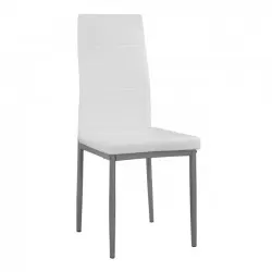 ΚΑΡΕΚΛΑ ΜΕΤΑΛΛΙΚΗ LADY HM0037.11 ΛΕΥΚΟ PU ΜΕΤΑΛΛΙΚΟ ΣΚΕΛΕΤΟ K/D 40x48x95 εκ.