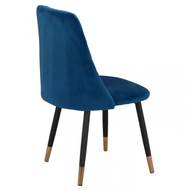 ΚΑΡΕΚΛΑ SHAILY ΜΠΛΕ ΒΕΛΟΥΔΟ ΚΑΠΙΤΟΝΕ HM8740.08 48x49x87Υ εκ.