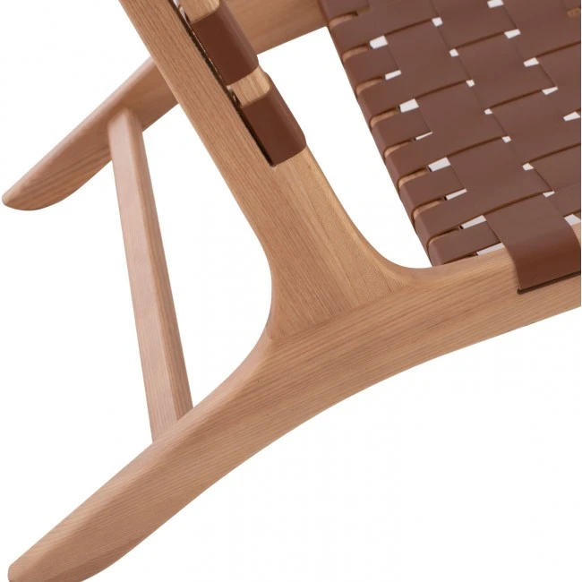 ΠΟΛΥΘΡΟΝΑ HM9326.01 FELIPE ΞΥΛΟ ΤΟΟΝ ΜΕ ΠΛΕΞΗ PU 67x70x75Y εκ.