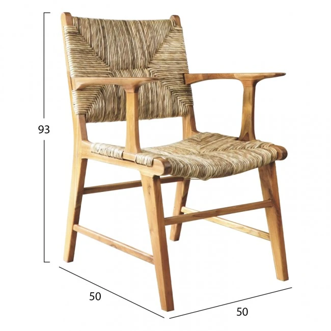 ΠΟΛΥΘΡΟΝΑ ΕΠΑΓΓΕΛΜΑΤΙΚΗ ΑΠΟ ΜΑΣΙΦ ΞΥΛΟ ΤΕΑΚ ΜΕ ΨΑΘΑ 50X50X93Υ εκ.HM9400.11