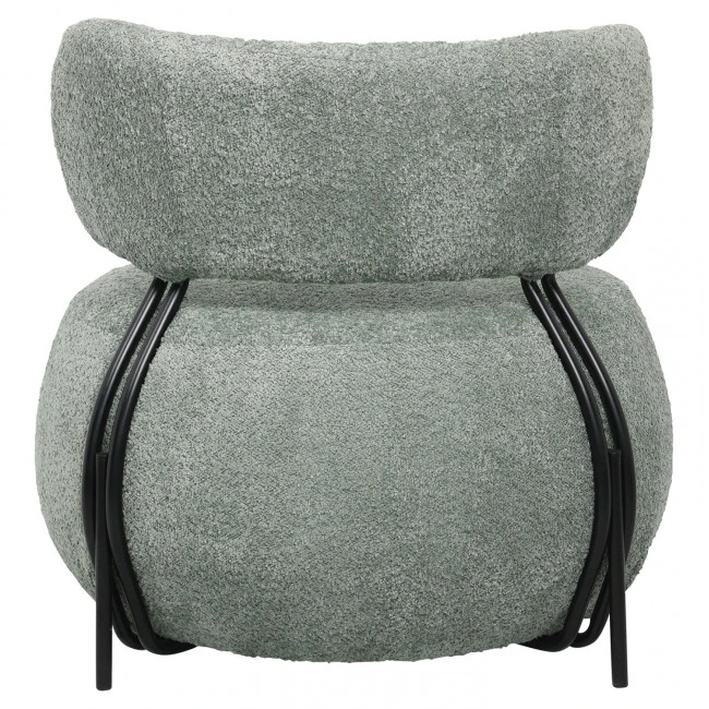 ΠΟΛΥΘΡΟΝΑ ΣΤΡΟΓΓΥΛΗ KARSEN HM9598.05 ΦΥΣΤΙΚΙ ΜΠΟΥΚΛΕ ΥΦΑΣΜΑ 75x75x75Υ εκ.