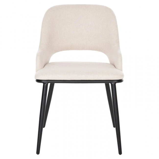 ΚΑΡΕΚΛΑ DELF HM9617.02 ΜΠΕΖ ΥΦΑΣΜΑ-ΜΑΥΡΑ ΜΕΤΑΛ. ΠΟΔΙΑ-ΞΥΛΙΝΗ ΠΛΑΤΗ ΟΑΚ 48x55x76Υ