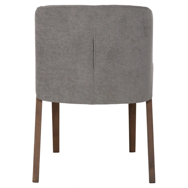 ΚΑΡΕΚΛΑ RADDER HM9749 RUBBERWOOD ΣΕ ΚΑΡΥΔΙ-ΓΚΡΙ ΥΦΑΣΜΑ 50x53x77Υεκ.