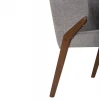 ΚΑΡΕΚΛΑ RADDER HM9749 RUBBERWOOD ΣΕ ΚΑΡΥΔΙ-ΓΚΡΙ ΥΦΑΣΜΑ 50x53x77Υεκ.
