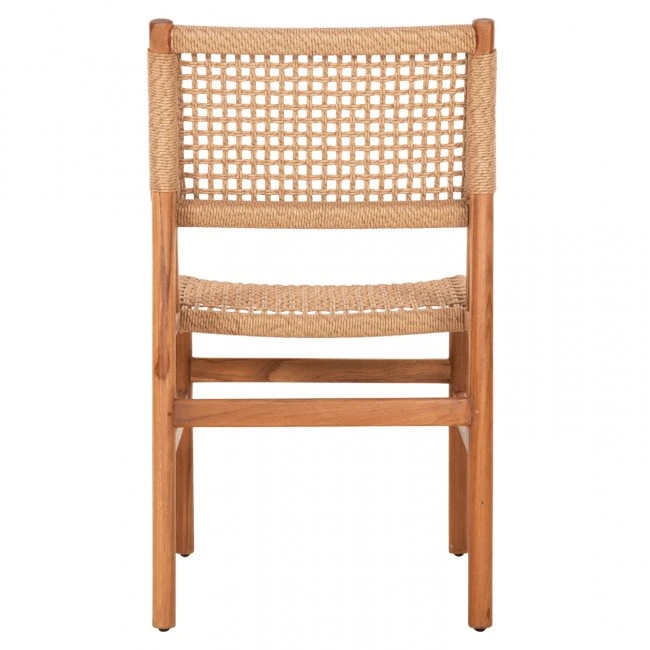 ΚΑΡΕΚΛΑ ΤΡΑΠΕΖΑΡΙΑΣ DINIZ HM6554 ΞΥΛΟ TEAK ΦΥΣΙΚΟ--ΣΥΝΘ.ΣΧΟΙΝΙ 48x60x84Υεκ.