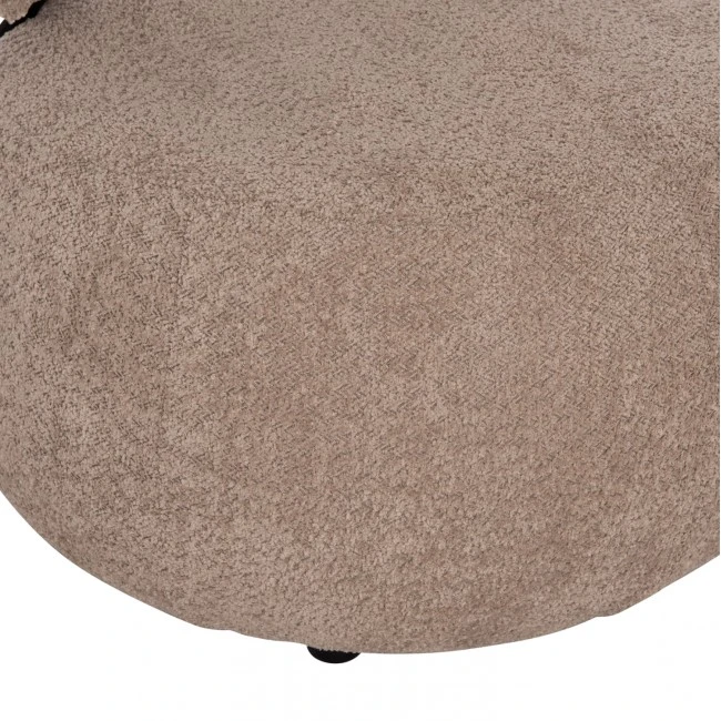 ΠΟΛΥΘΡΟΝΑ ΣΤΡΟΓΓΥΛΗ KARSEN HM9598.08 ΣΚΟΥΡΟ ΜΠΕΖ ΜΠΟΥΚΛΕ ΥΦΑΣΜΑ 79x82x74Υεκ.