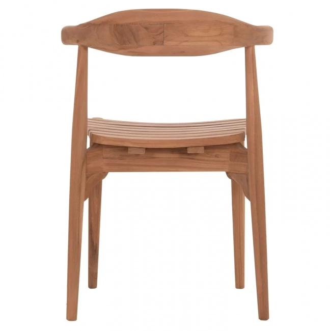 ΚΑΡΕΚΛΑ ΤΡΑΠΕΖΑΡΙΑΣ ΕΞ.ΧΩΡΟΥ DONNY HM6378 ΞΥΛΟ TEAK 52x54x74Υεκ.