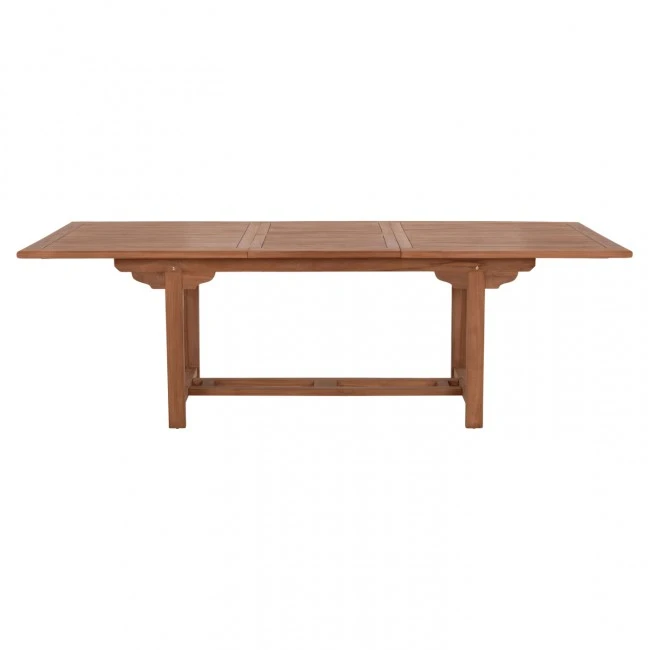 TΡΑΠΕΖΙ ΤΡΑΠΕΖΑΡΙΑΣ ΑΝΟΙΓΟΜΕΝΟ CRANDER HM6376 ΞΥΛΟ TEAK ΣΕ ΦΥΣΙΚΟ 180-240x100x76Υεκ