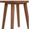 TΡΑΠΕΖΙ ΤΡΑΠΕΖΑΡΙΑΣ ΣΤΡΟΓΓΥΛΟ DANTE HM6379 ΞΥΛΟ TEAK Φ80x75Υεκ.