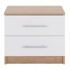 ΚΟΜΟΔΙΝΟ ΜΕΛΑΜΙΝΗΣ HM2220.06 SONAMA - ΛΕΥΚΟ 48x40,5x41,5 εκ.