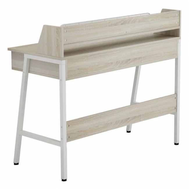 ΓΡΑΦΕΙΟ SONAMA-ΛΕΥΚΟ ΜΕ ΛΕΥΚΟ ΜΑΤ ΣΚΕΛΕΤΟ HM2129.01 104x48x89 εκ.