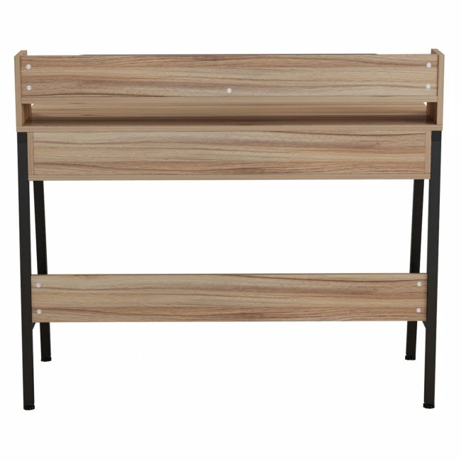 ΓΡΑΦΕΙΟ ΚΑΡΥΔΙ-ΓΚΡΙ ΜΕ ΜΑΥΡΟ ΜΑΤ ΣΚΕΛΕΤΟ HM2129.02 104Χ48Χ89εκ.