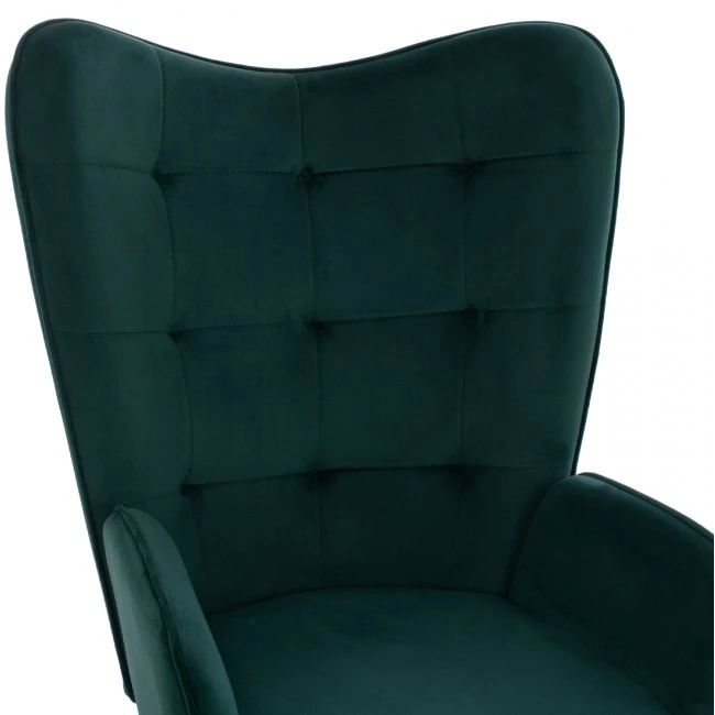 ΠΟΛΥΘΡΟΝΑ ΜΠΕΡΖΕΡΑ CRAWLEY ΜΕ ΥΠΟΠΟΔΙΟ HM8918.03 ΚΥΠΑΡΙΣΣΙ ΒΕΛΟΥΔΟ 70x57x103 εκ.