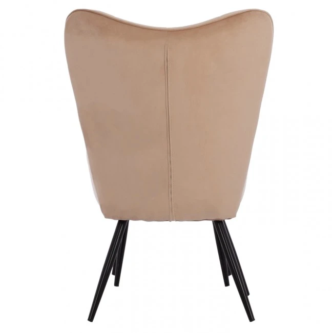 ΠΟΛΥΘΡΟΝΑ ΜΠΕΡΖΕΡΑ CRAWLEY ΜΕ ΥΠΟΠΟΔΙΟ HM8918.11 ΜΠΕΖ ΒΕΛΟΥΔΟ 70x57x103 εκ.