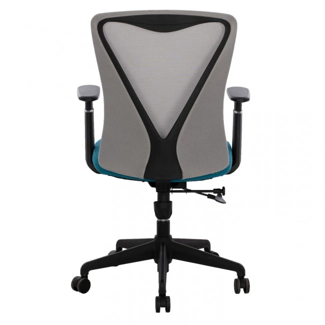 ΚΑΡΕΚΛΑ ΓΡΑΦΕΙΟΥ SUPERIOR ΜΠΛΕ-ΓΚΡΙ HM1170.08 65x62x100 εκ.