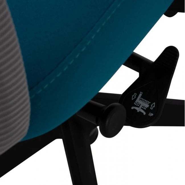 ΚΑΡΕΚΛΑ ΓΡΑΦΕΙΟΥ SUPERIOR ΜΠΛΕ-ΓΚΡΙ HM1170.08 65x62x100 εκ.