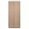 ΝΤΟΥΛΑΠΑ ΣΥΡΟΜΕΝΗ ADLER ΜΕΛΑΜΙΝΗΣ 90x45x210Yεκ. SONAMA OAK 2ΦΥΛΛΗ HM2436.01