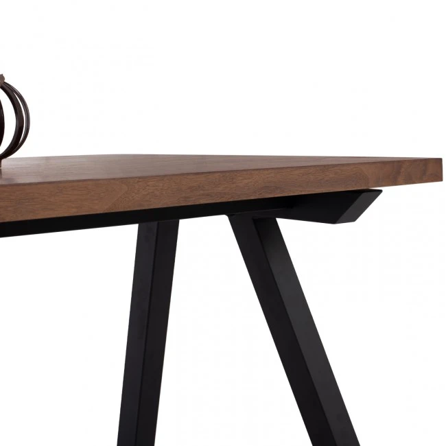 ΤΡΑΠΕΖΙ ΤΡΑΠΕΖΑΡΙΑΣ ARTI HM9305.02 ΚΑΠΛΑΜΑΣ ΚΑΡΥΔΙΑΣ ΡΟΥΣΤΙΚ ΣΤΥΛ 180x90x75 εκ.