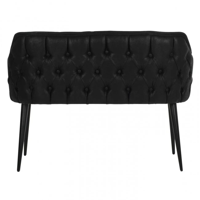 ΚΑΝΑΠΕΣ 2-ΘΕΣΙΟΣ ΕΠΑΓΓΕΛΜΑΤΙΚΟΣ CARLOS HM9273.14 ΜΑΥΡΟΣ Τ.NUBUCK-ΞΥΛΙΝΑ ΠΟΔΙΑ 119x60x84Yεκ.