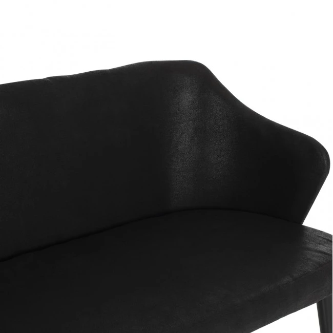 ΚΑΝΑΠΕΣ 2-ΘΕΣΙΟΣ ΕΠΑΓΓΕΛΜΑΤΙΚΟΣ CARLOS HM9273.14 ΜΑΥΡΟΣ Τ.NUBUCK-ΞΥΛΙΝΑ ΠΟΔΙΑ 119x60x84Yεκ.