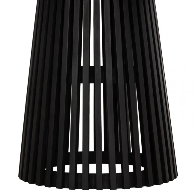 ΤΡΑΠΕΖΙ ΤΡΑΠΕΖΑΡΙΑΣ ΣΤΡΟΓΓΥΛΟ FRANTZ HM9388.02 ΜΑΣΙΦ ΞΥΛΟ MINDI BLACK Φ118x79Υεκ.