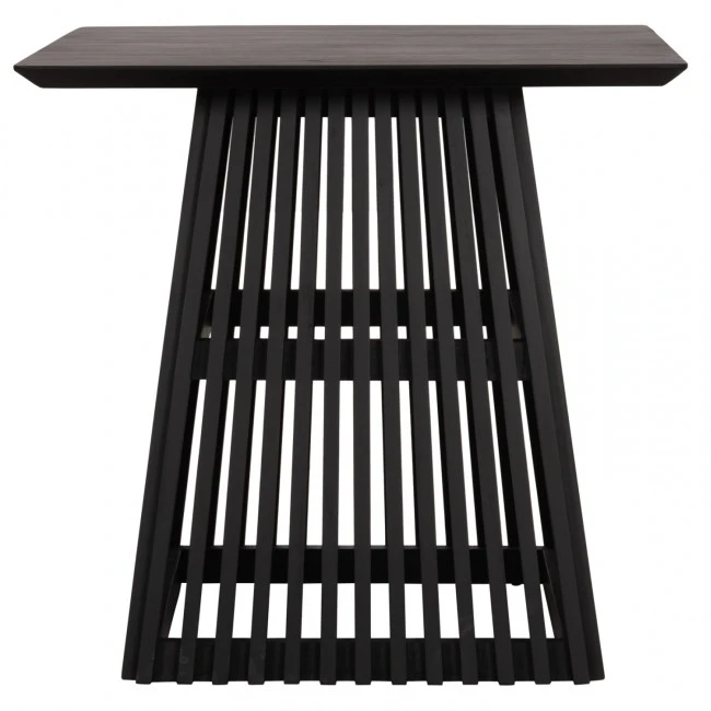 ΤΡΑΠΕΖΙ ΤΡΑΠΕΖΑΡΙΑΣ ΤΕΤΡΑΓΩΝΟ FRANTZ HM9458.02 MINDI ΞΥΛΟ ΜΑΥΡΟ 80x80x78Yεκ.