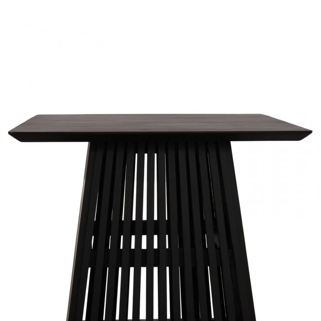 ΤΡΑΠΕΖΙ ΤΡΑΠΕΖΑΡΙΑΣ ΤΕΤΡΑΓΩΝΟ FRANTZ HM9458.02 MINDI ΞΥΛΟ ΜΑΥΡΟ 80x80x78Yεκ.