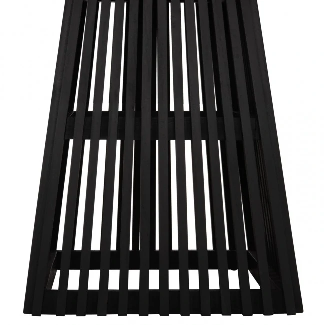 ΤΡΑΠΕΖΙ ΤΡΑΠΕΖΑΡΙΑΣ ΤΕΤΡΑΓΩΝΟ FRANTZ HM9458.02 MINDI ΞΥΛΟ ΜΑΥΡΟ 80x80x78Yεκ.