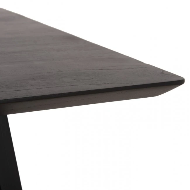 ΤΡΑΠΕΖΙ ΤΡΑΠΕΖΑΡΙΑΣ ΤΕΤΡΑΓΩΝΟ FRANTZ HM9458.02 MINDI ΞΥΛΟ ΜΑΥΡΟ 80x80x78Yεκ.