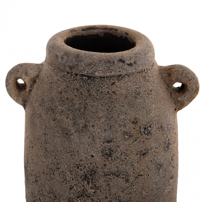 ΔΙΑΚΟΣΜΗΤΙΚA ΣΕΤ 3ΤΜΧ ΒΑΖA ΑΠΟ TERRACOTTA ΓΚΡΙ HM7710.11 Φ12Χ22Υ εκ