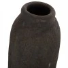 ΔΙΑΚΟΣΜΗΤΙΚA ΒΑΖA ΑΠΟ TERRACOTTA ΑΝΘΡΑΚΙ HM7711.11 Φ12Χ22Υ εκ