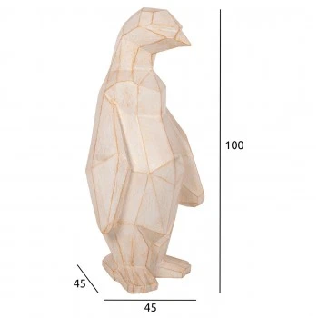 ΔΙΑΚΟΣΜΗΤΙΚΟ ΔΑΠΕΔΟΥ PENGUIN HM7916 GRC ΣΕ ΛΕΥΚΗ ΠΑΤΙΝΑ ΜΕ ΧΡΥΣΕΣ ΛΕΠΤΟΜΕΡΕΙΕΣ 45x45x100Υεκ.