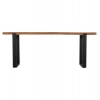 ΚΟΝΣΟΛΑ SHIRE HM9800 ΑΝΑΚΥΚΛΩΜΕΝΟ ΞΥΛΟ TEAK-ΜΑΥΡΕΣ ΜΕΤΑΛΛΙΚΕΣ ΒΑΣΕΙΣ 240x50x90Yεκ